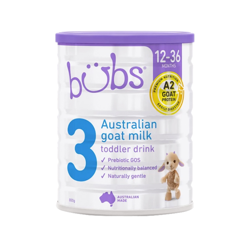 【两罐起售】Bubs贝儿 婴幼儿羊奶粉 3段（12-36个月） 800g/罐