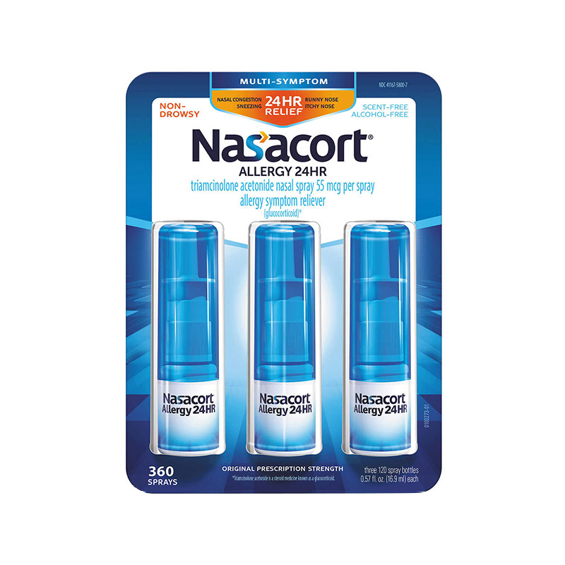 【Costco美国】Nasacort 24小时舒缓鼻子喷雾剂 16.9ml*3支